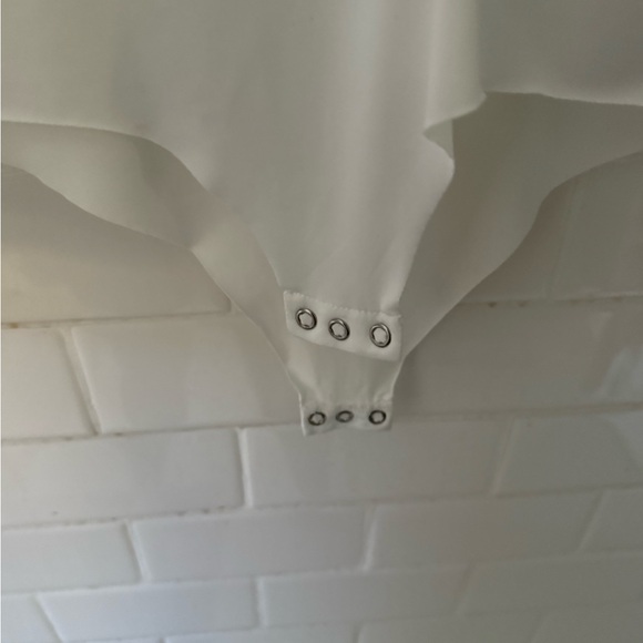 Zara Accessories White Long Sleeve Bodysuit - Picture 6 of 6